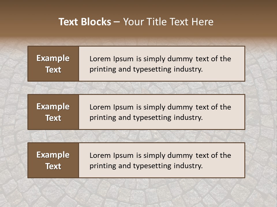 City Brick Traditional PowerPoint Template