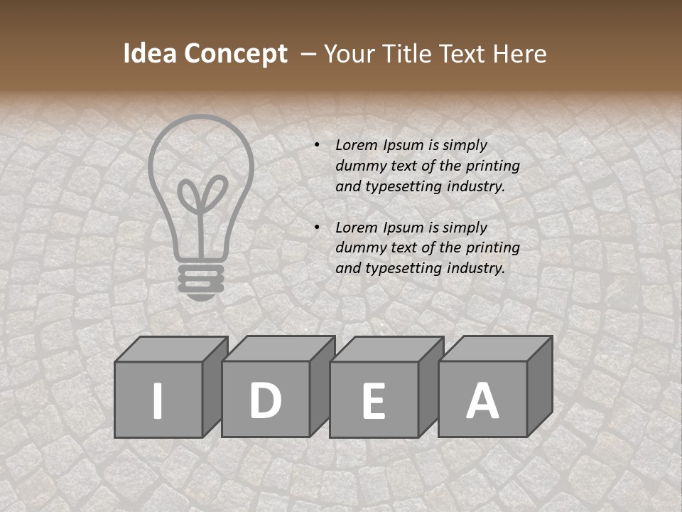 City Brick Traditional PowerPoint Template