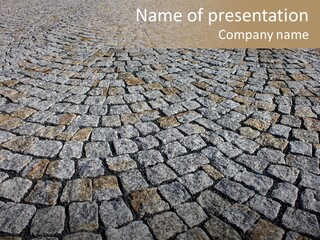 Paved Traditional Construction PowerPoint Template