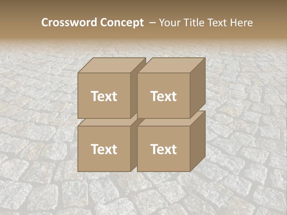 Paved Traditional Construction PowerPoint Template
