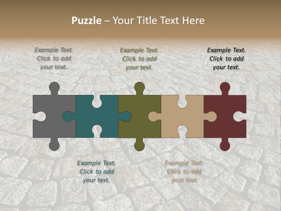 Paved Traditional Construction PowerPoint Template