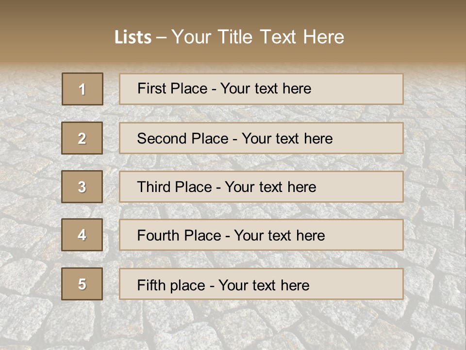 Paved Traditional Construction PowerPoint Template