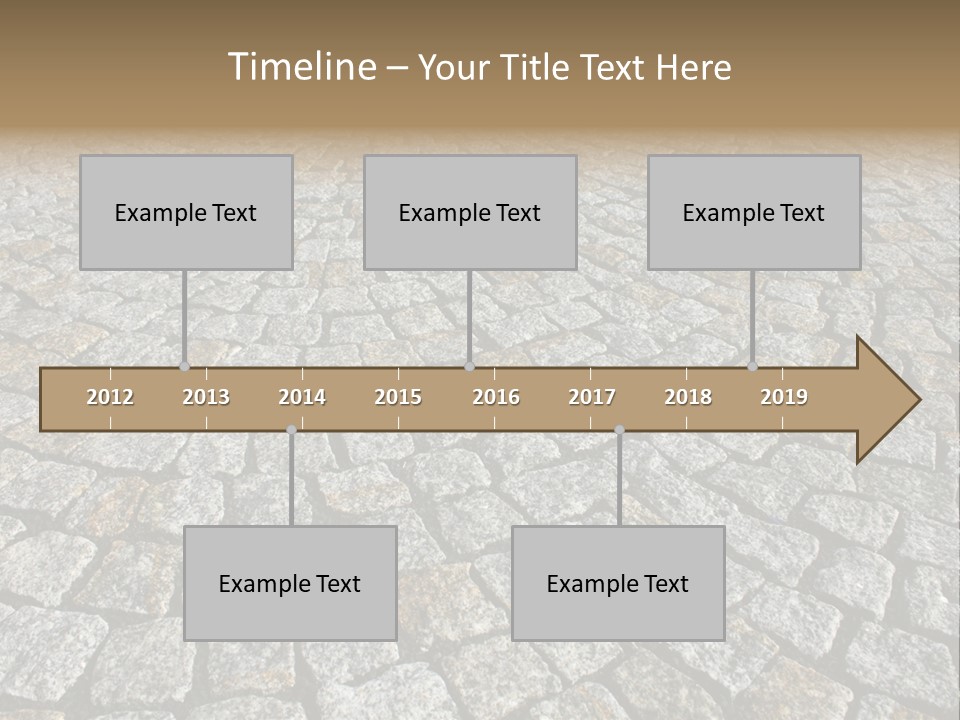Paved Traditional Construction PowerPoint Template