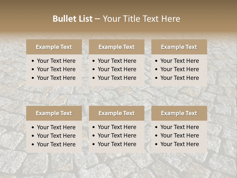 Paved Traditional Construction PowerPoint Template