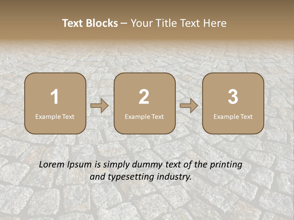 Paved Traditional Construction PowerPoint Template