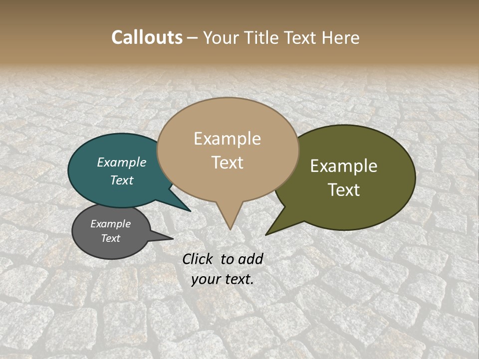 Paved Traditional Construction PowerPoint Template