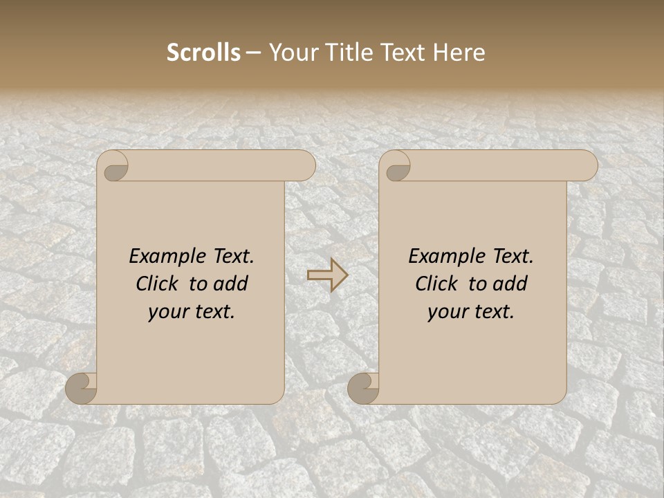 Paved Traditional Construction PowerPoint Template