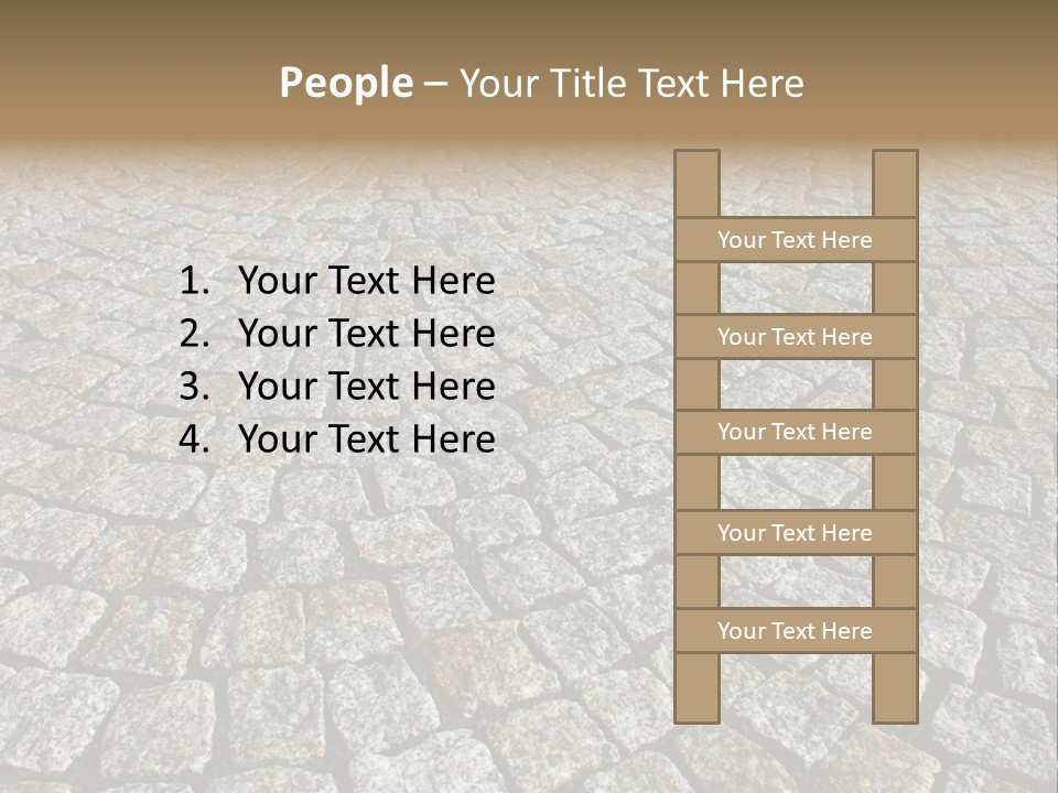 Paved Traditional Construction PowerPoint Template