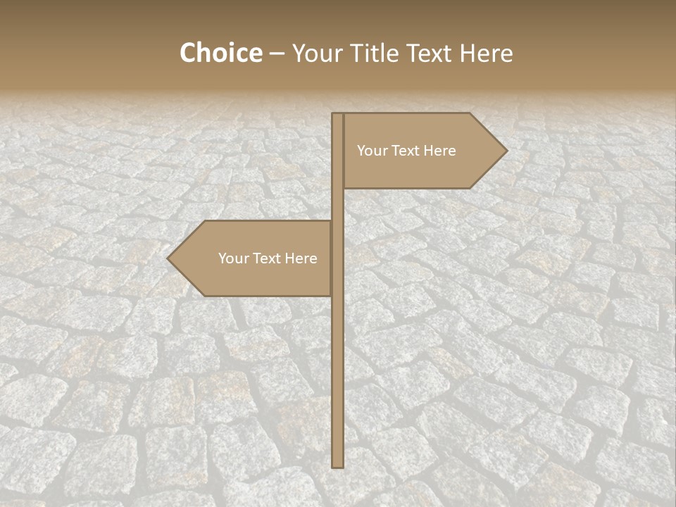 Paved Traditional Construction PowerPoint Template