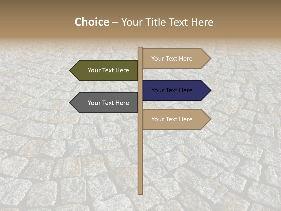 Paved Traditional Construction PowerPoint Template