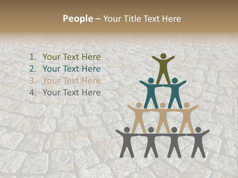 Paved Traditional Construction PowerPoint Template