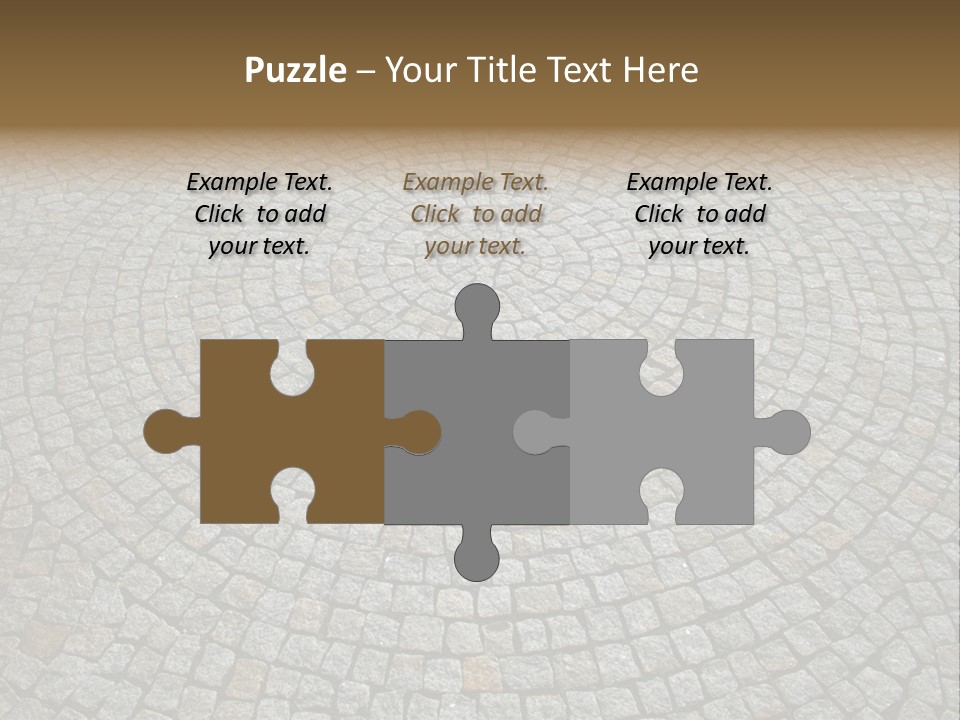 Boulevard Paved Background PowerPoint Template