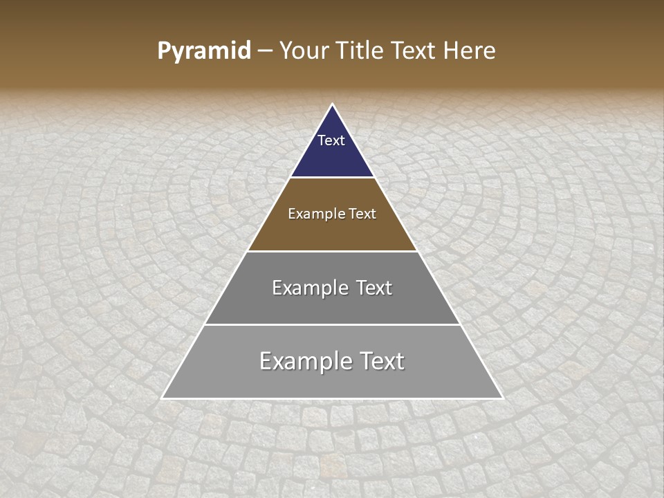 Boulevard Paved Background PowerPoint Template