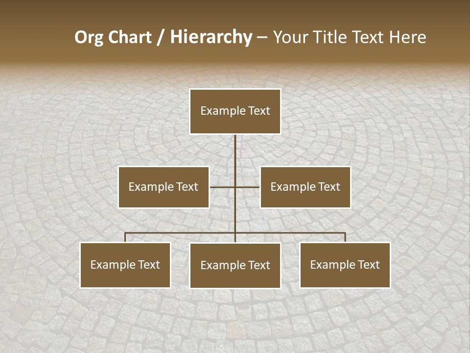 Boulevard Paved Background PowerPoint Template