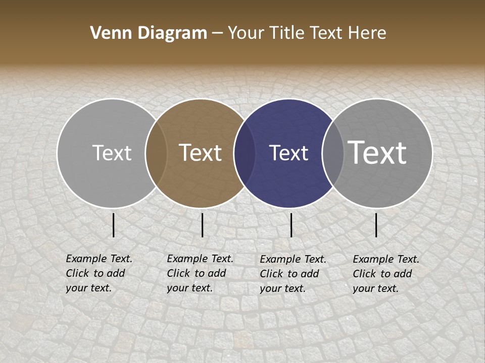 Boulevard Paved Background PowerPoint Template