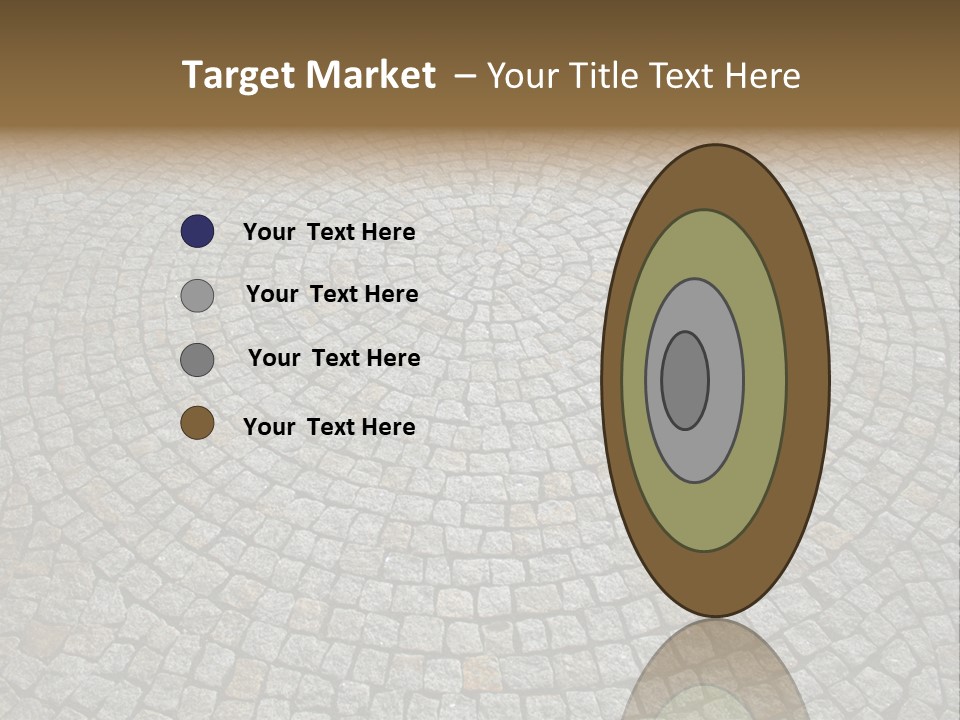 Boulevard Paved Background PowerPoint Template