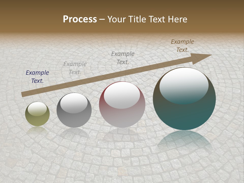 Boulevard Paved Background PowerPoint Template