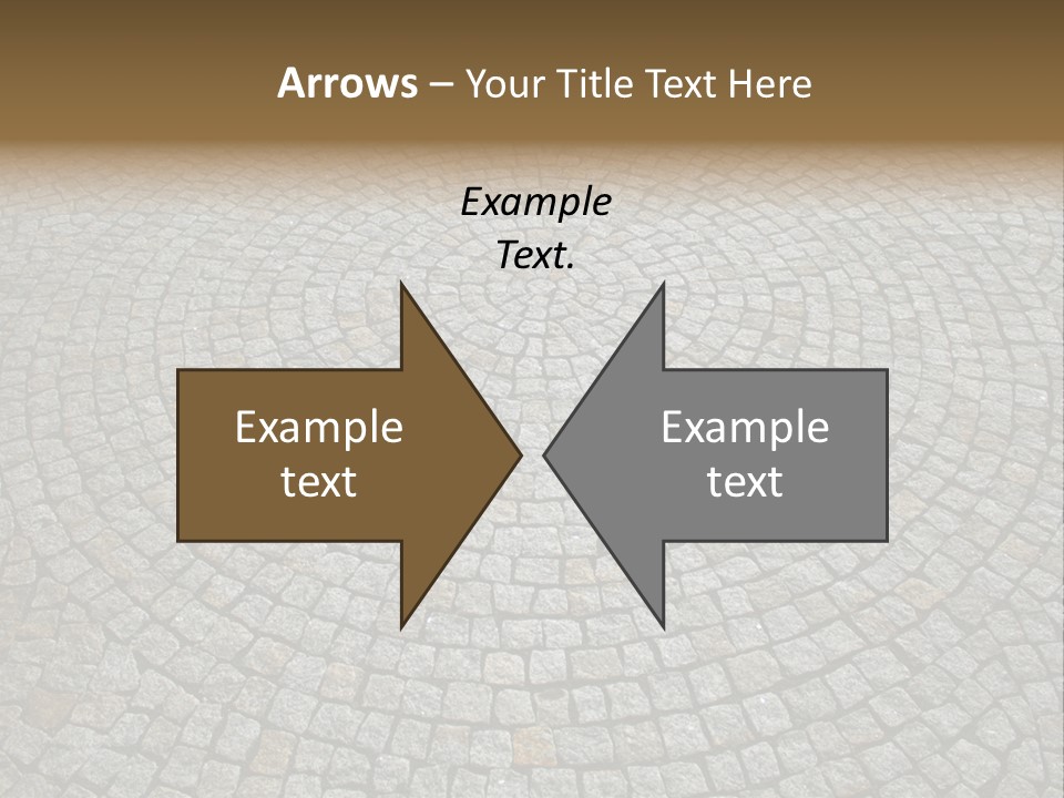 Boulevard Paved Background PowerPoint Template