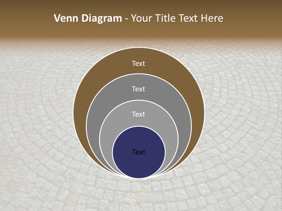 Boulevard Paved Background PowerPoint Template