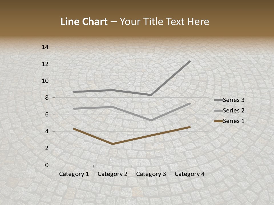 Boulevard Paved Background PowerPoint Template