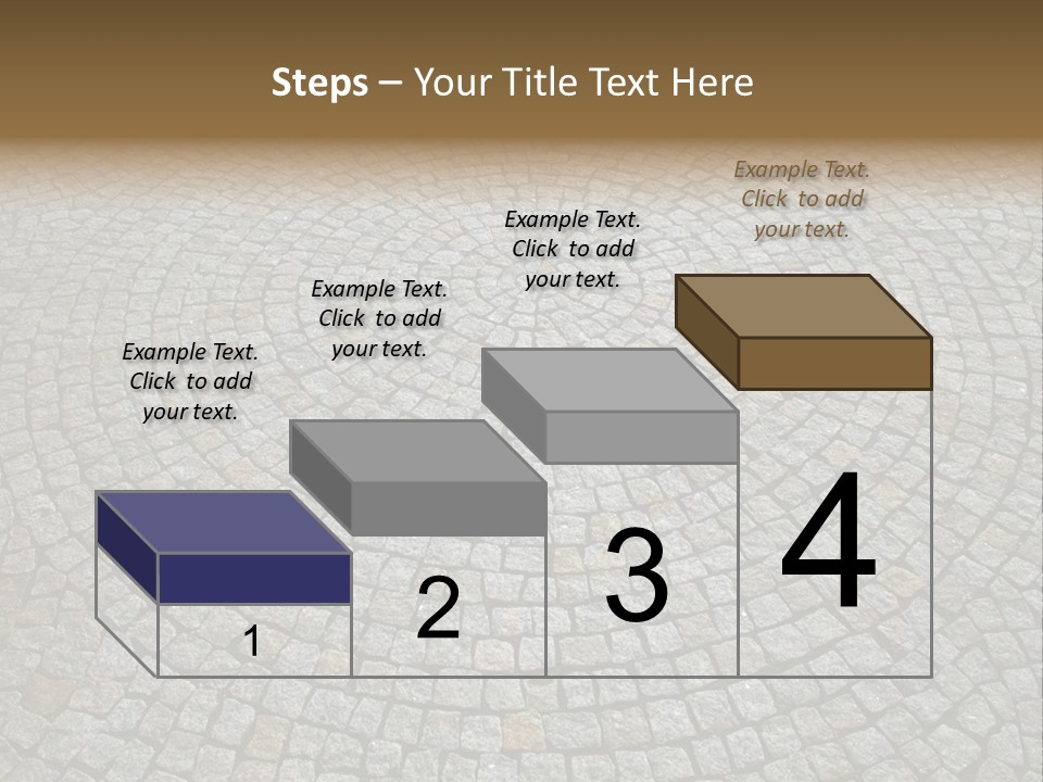 Boulevard Paved Background PowerPoint Template