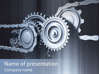 Technology Machine Stainless PowerPoint Template