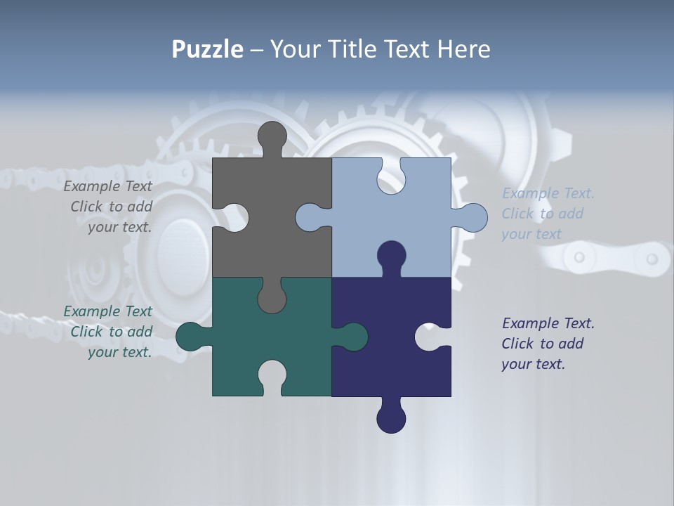Technology Machine Stainless PowerPoint Template