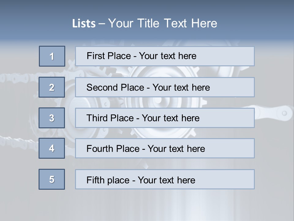 Technology Machine Stainless PowerPoint Template