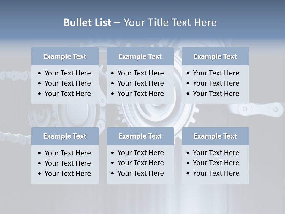 Technology Machine Stainless PowerPoint Template