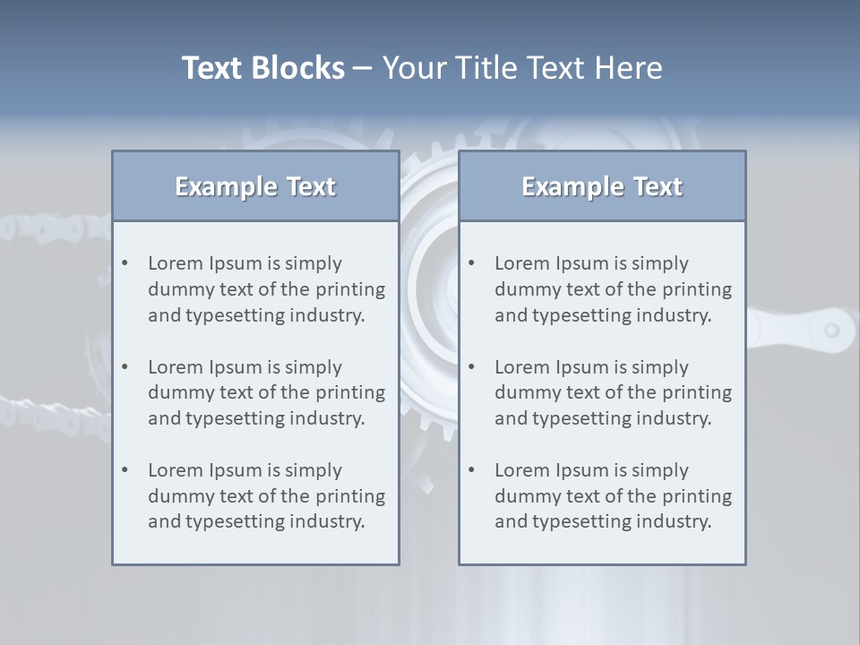 Technology Machine Stainless PowerPoint Template