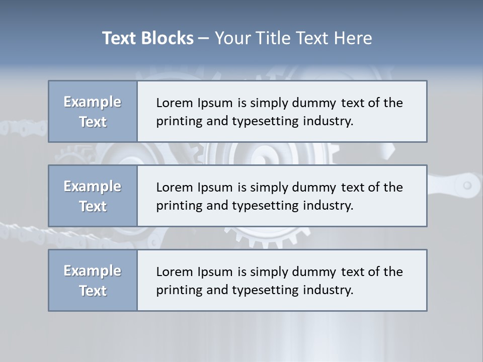 Technology Machine Stainless PowerPoint Template