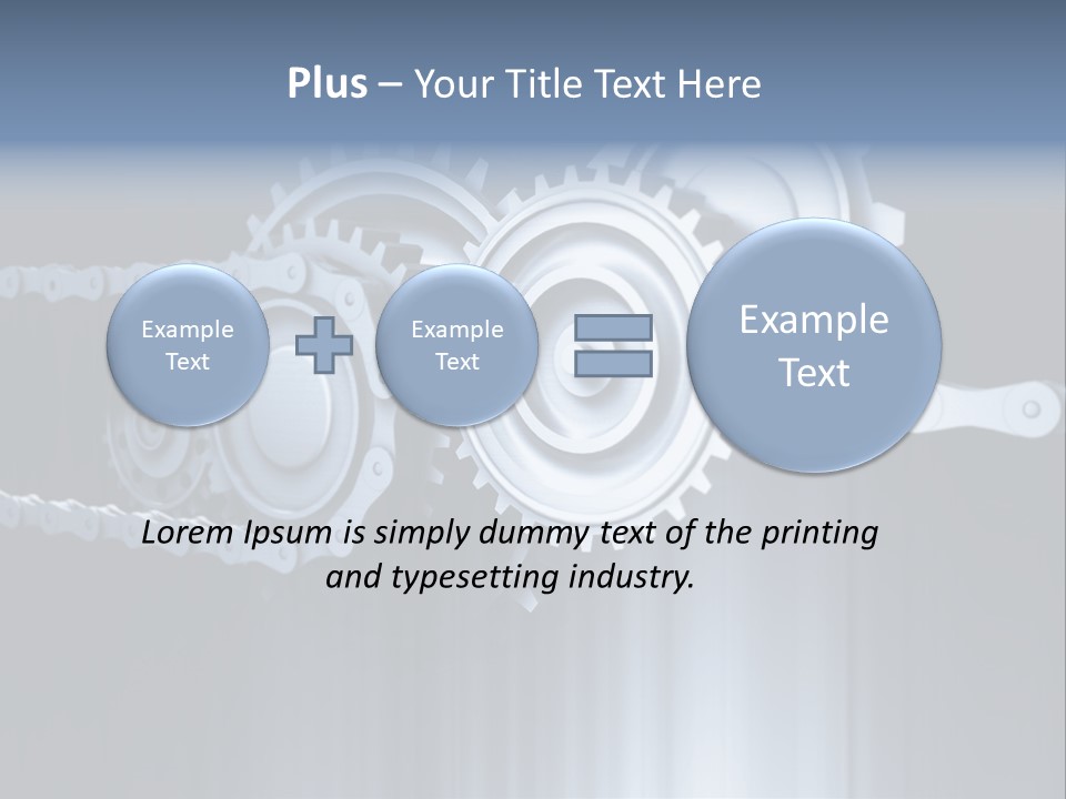 Technology Machine Stainless PowerPoint Template