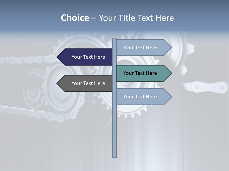 Technology Machine Stainless PowerPoint Template