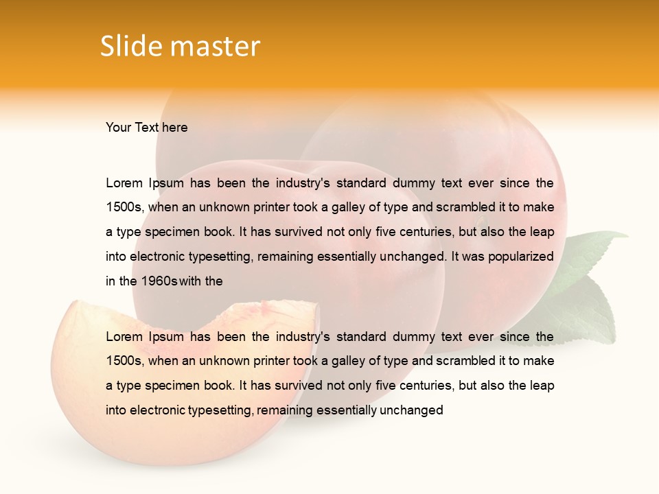 Delicious Vegetarian Healthy PowerPoint Template