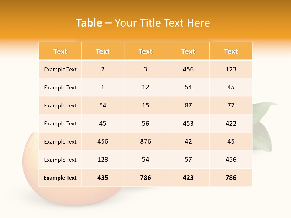 Delicious Vegetarian Healthy PowerPoint Template