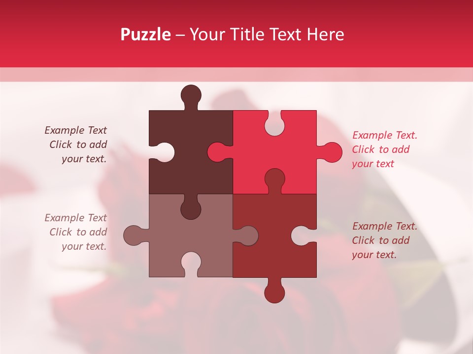 Offwhite Horizontal Floral PowerPoint Template