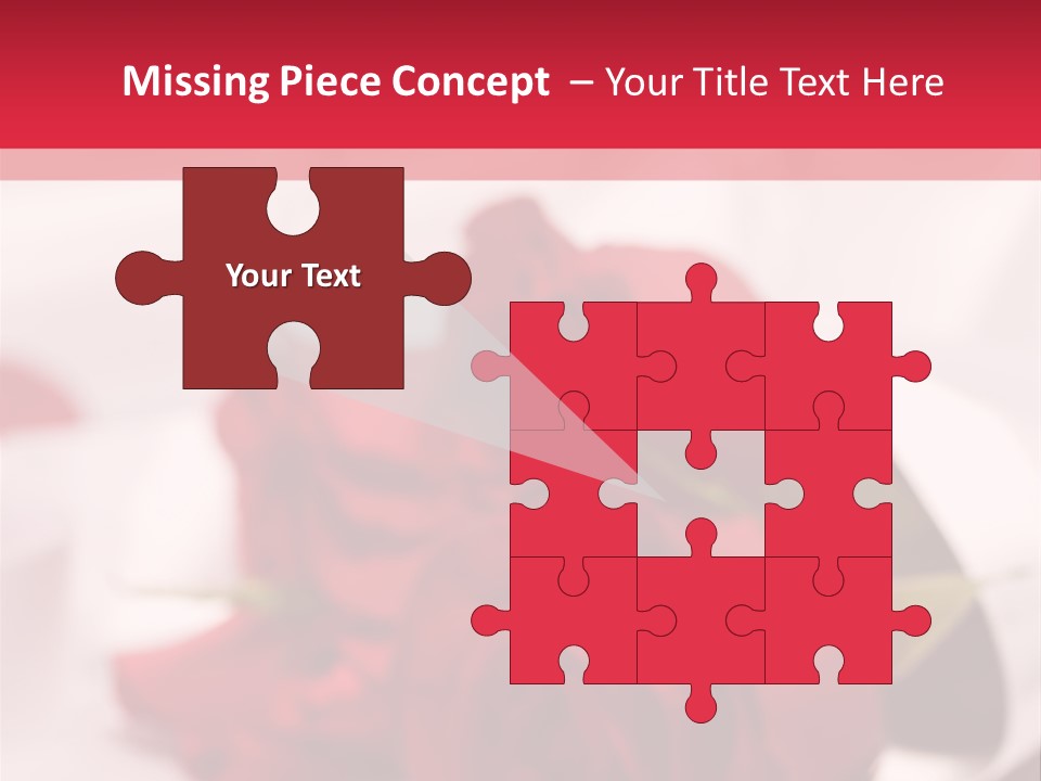 Offwhite Horizontal Floral PowerPoint Template