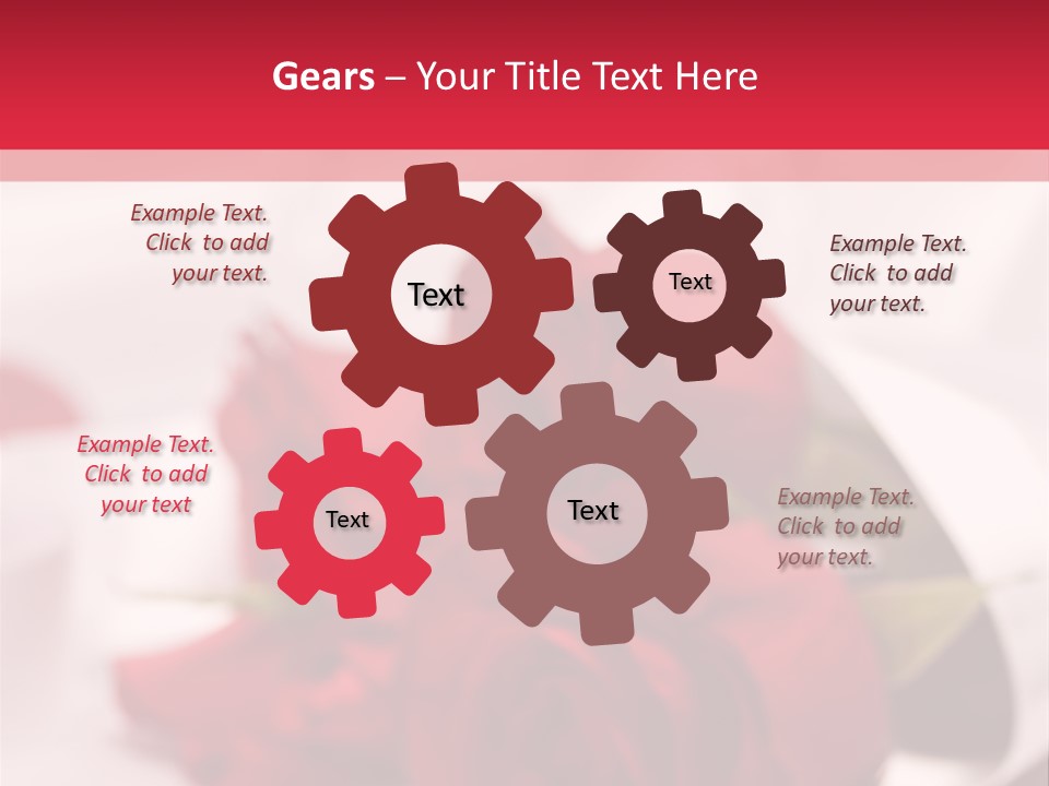 Offwhite Horizontal Floral PowerPoint Template