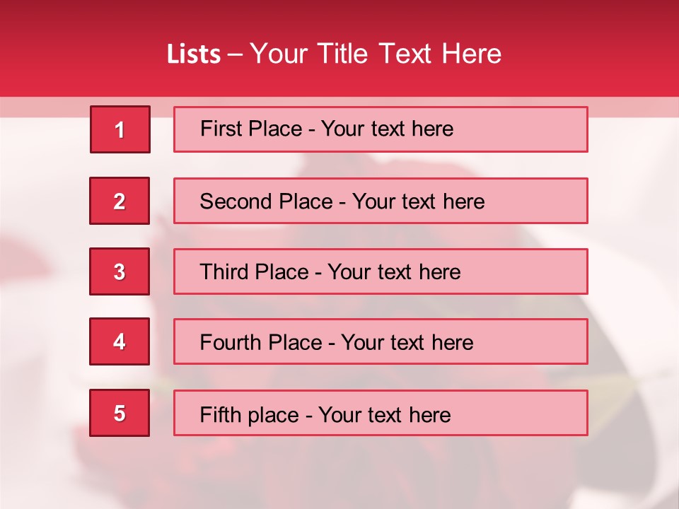Offwhite Horizontal Floral PowerPoint Template