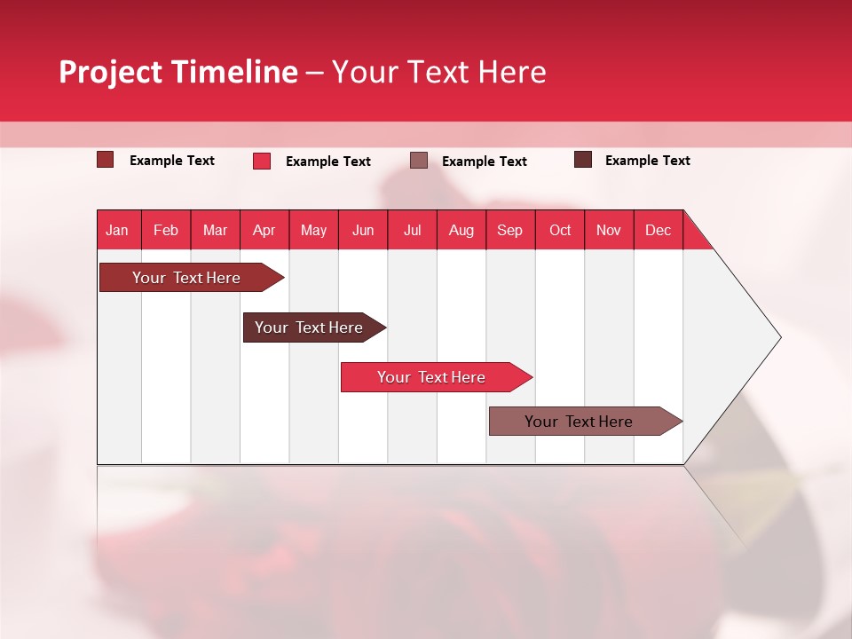 Offwhite Horizontal Floral PowerPoint Template