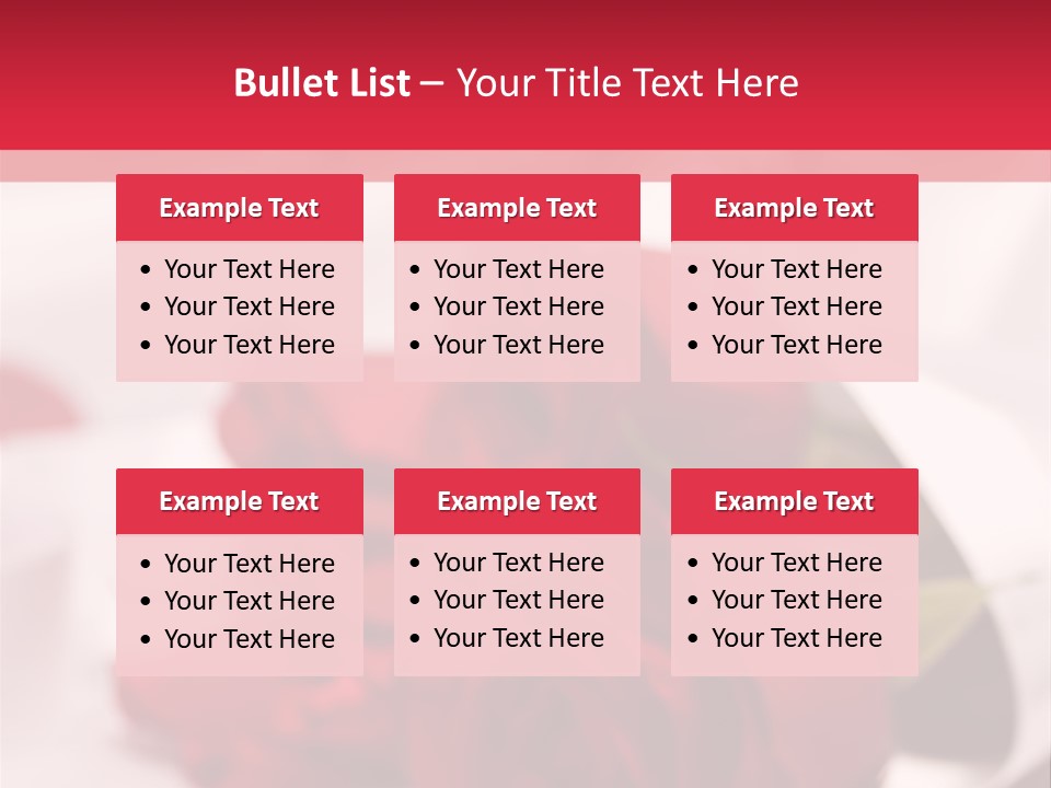 Offwhite Horizontal Floral PowerPoint Template