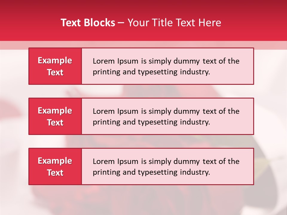 Offwhite Horizontal Floral PowerPoint Template