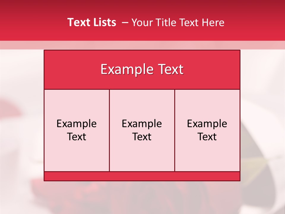 Offwhite Horizontal Floral PowerPoint Template