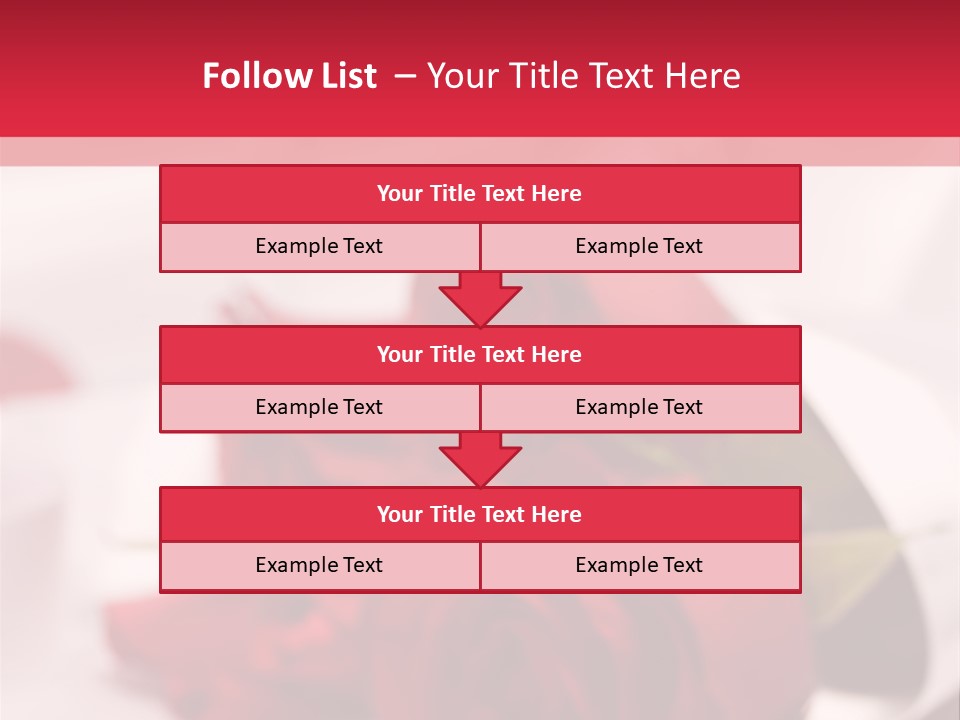 Offwhite Horizontal Floral PowerPoint Template