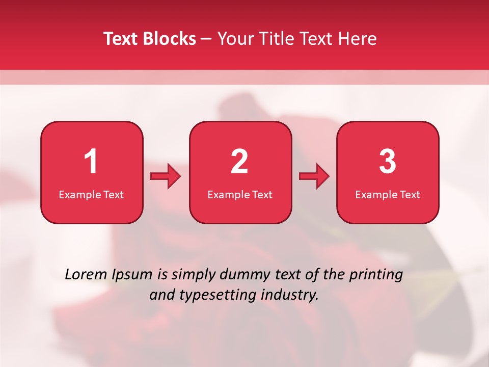 Offwhite Horizontal Floral PowerPoint Template