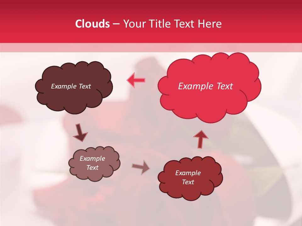 Offwhite Horizontal Floral PowerPoint Template