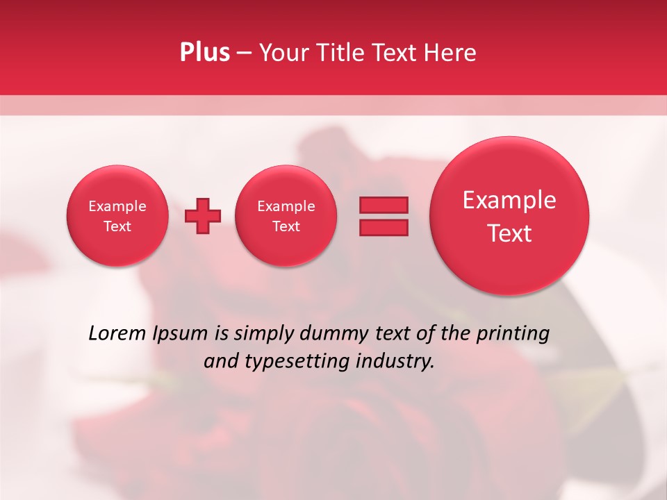 Offwhite Horizontal Floral PowerPoint Template