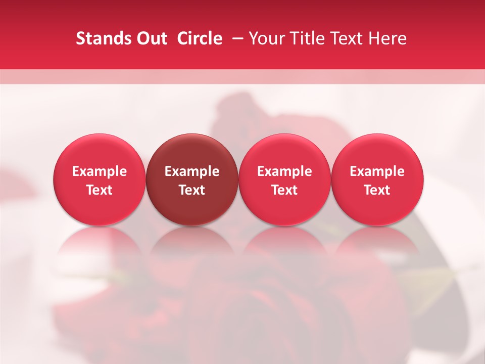 Offwhite Horizontal Floral PowerPoint Template