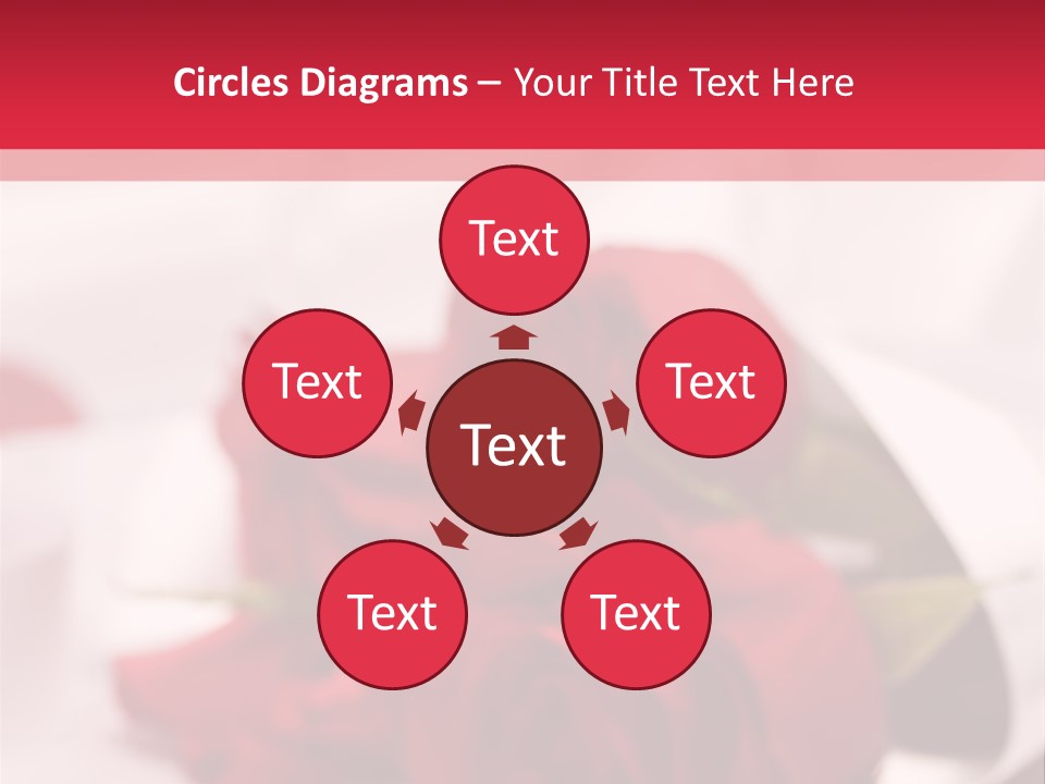 Offwhite Horizontal Floral PowerPoint Template