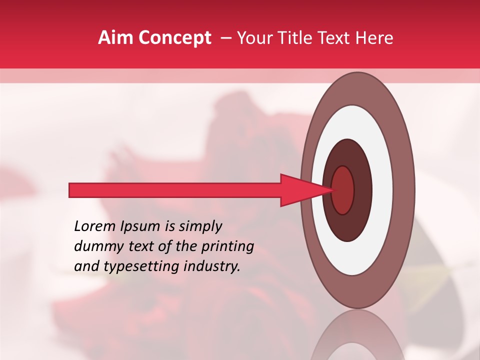 Offwhite Horizontal Floral PowerPoint Template